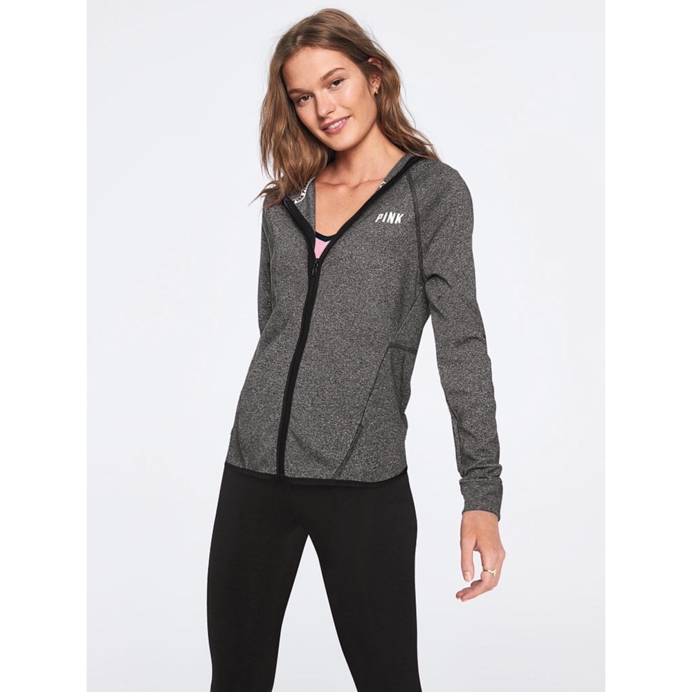 PINK Yoga Full Zip Hoodie